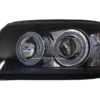 Frontlykter Dual Halo Felger egnet for VW Transporter T5 (04.2003-08.2009) Angel Eyes Black | Frontlykter Dual Halo Felger egnet for VW Transporter T5 (04.2003-08.2009) Angel Eyes Black |
