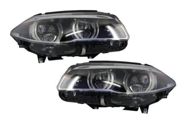 Frontlykter Full LED egnet for BMW 5-serie F10 F11 (2011-2013) Angel Eyes |