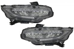 Alternative view of Frontlykter Full LED egnet for Honda Civic Mk10 (FC/FK) (2016-Up) Sedan & Hatchback med sekvensielle dynamiske svinglys