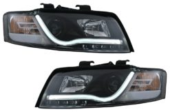Hovedlykter LED DRL egnet for Audi A4 8E (10.2000-10.2004) Kjørelys Svart