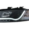 Hovedlykter LED DRL egnet for Audi A4 8E (10.2000-10.2004) Kjørelys Svart | Hovedlykter LED DRL egnet for Audi A4 8E (10.2000-10.2004) Kjørelys Svart |
