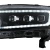 Hovedlys LED-lysstang Dynamisk oppstartsskjerm egnet for Ford Ranger Raptor (2015-2020) LHD Full Black-hus med sekvensiell dynamisk svinglys Matrix-projektor |