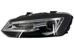 Alternative view of Frontlykter LED XENON HID passer for VW Polo 6R 6C 61 (2011-2017) Light Bar Devil Eye Look