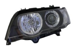 Alternative view of Frontlykter - BMW X5 E53 Facelift (2004-2006) 2 Halo ringer svart venstre side