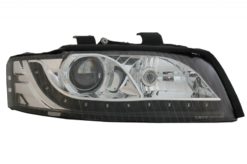 Alternative view of Frontlykter egnet for AUDI A4 B6 8E (2001-2004) LED DRL Look Black (RHD)
