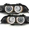 Frontlykter egnet for BMW 5-serie E39 (09.1995-06.2003) Angel Eyes Black Design | Frontlykter egnet for BMW 5-serie E39 (09.1995-06.2003) Angel Eyes Black Design |