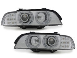 frontlykter egnet for BMW E39 5er 95-00_LED indicator_chrome