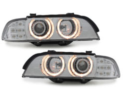 Alternative view of frontlykter egnet for BMW E39 5er 95-00_LED indicator_chrome