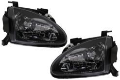 Frontlykter egnet for Honda CRX DEL SOL (03.1992-1997) Svart