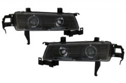 Frontlykter egnet for Honda Prelude (02.1992-1996) Angel Eyes Black