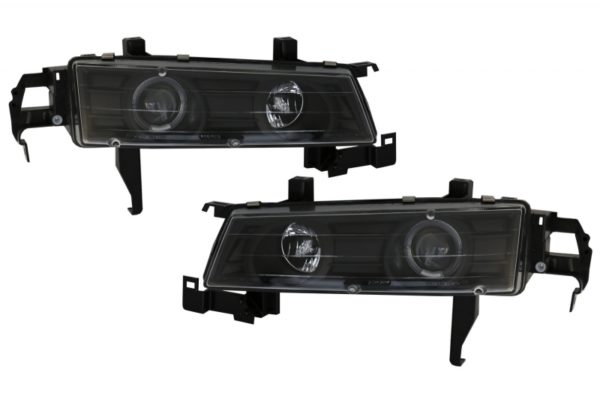 Frontlykter egnet for Honda Prelude (02.1992-1996) Angel Eyes Black |