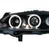 Frontlykter egnet for Opel Astra G 09.97-02.04 ANGEL EYES BLACK |