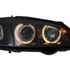 Frontlykter egnet for Opel Vauxhall Astra G (09.1997-02.2004) Halo Felger Lamper Sort |