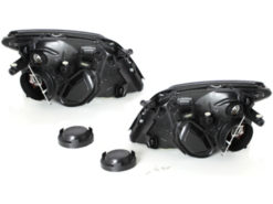 Frontlykter egnet for Opel Vectra C (04.2002-08.2005) 2 Halo felger svart