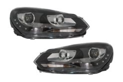 Frontlykter egnet for VW Golf 6 VI (10.2008-2012) LED DRL DAYLIGHT GTI Look