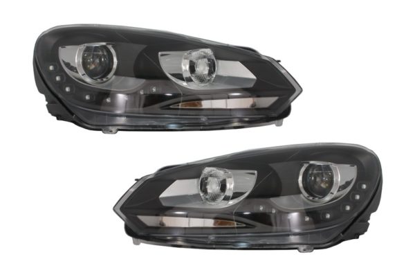 Frontlykter egnet for VW Golf 6 VI (10.2008-2012) LED DRL DAYLIGHT GTI Look |