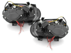 Alternative view of Frontlykter egnet for VW Golf IV 4 (1997-2004) 2 Halo felger Angeleyes Chrome