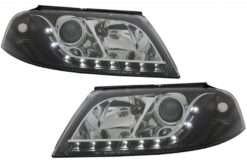 Frontlykter egnet for VW Passat 3BG (2000-2004) DRL Look RHD Black