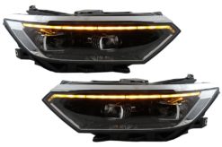 Frontlykter egnet for VW Passat B8 3G Facelift (2016-2019) LED 2020 Look med sekvensielle dynamiske svinglys