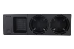 Holder kopp og myntboks egnet for BMW 3-serie E46 (1998-2005) Svart