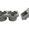 Holder kopp og myntboks egnet for BMW 3-serie E46 (1998-2005) Grå |