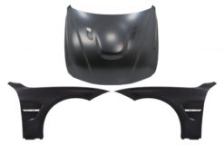 Panserpanser med forskjermer svart krom egnet for BMW 3-serie F30 F31 (2011-2019) M3 GTS Look