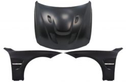 Panserpanser med forskjermer svart krom egnet for BMW 3-serie F30 F31 (2011-2019) M3 GTS Look