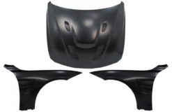 Panserpanser med forskjermer Svart egnet for BMW 4-serie F32 F33 F36 (2011-2019) M4 GTS Look