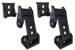 Alternative view of Hood Catches Lock Kit passer for Jeep Wrangler JK JL (2007-2018) Satin Black Finish