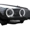 LED Angel Eyes frontlykter egnet for BMW 5-serie E60 E61 (2003-2007) Svart LCI Design | LED Angel Eyes frontlykter egnet for BMW 5-serie E60 E61 (2003-2007) Svart LCI Design |