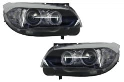 LED Angel Eyes frontlykter egnet for BMW X1 E84 (2009-2012) Xenon Look