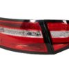 LED BAR-baklykter egnet for Audi A6 4F2 C6 Limousine (2008-2011) Red Clear Facelift Design med sekvensielle dynamiske svinglys |