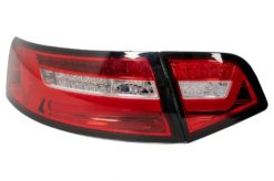 Alternative view of LED BAR-baklykter egnet for Audi A6 4F2 C6 Limousine (2008-2011) Red Clear Facelift Design med sekvensielle dynamiske svinglys