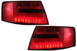 LED BAR Baklykter egnet for Audi A6 C6 4F Sedan (04.2004-2008) 7-PIN Red Smoke