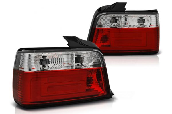 LED BAR Baklykter egnet for BMW 3-serie E36 Sedan (12.1990-08.1999) Rød Hvit