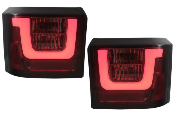 LED Bar Baklykter egnet for VW T4 Transporter Caravelle Multivan (1990-2003) Red Smoke