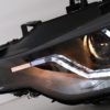 LED DRL Angel Eyes Frontlykter egnet for BMW 3-serie F30 F31 LCI Sedan Touring (2015-2019) Svart |