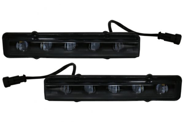 LED DRL Svart kjørelys egnet for Mercedes G-Klasse W463 (1989-2012) G65 Design Svart |