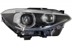 Alternative view of LED DRL Frontlykter Angel Eye egnet for BMW 1 Series F20 F21 (2011-2014) Svart