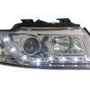 LED DRL Frontlykter egnet for Audi A4 B6 Cabrio (2000-2006) Krom | LED DRL Frontlykter egnet for Audi A4 B6 Cabrio (2000-2006) Krom |