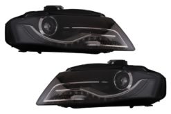 Alternative view of LED DRL-frontlykter egnet for Audi A4 B8 8K (04.2008-2011) med kjørelys svart
