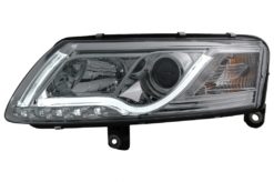 Alternative view of LED DRL-lykter egnet for Audi A6 C6 4F (2004-2007) Kjørelys krom