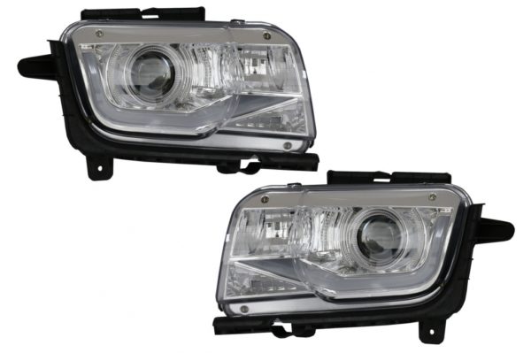 LED DRL-frontlykter egnet for Chevrolet Camaro MK 5 Non-Facelift (2009-2013) Chrome