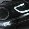 LED DRL-frontlykter egnet for Mercedes C-klasse W204 S204 (2011-2014) med dynamisk sekvensielt svinglys |