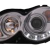 LED DRL Frontlykter egnet for Mercedes CLK W209 C209 Coupe A209 Cabrio (2003-2010) Krom |