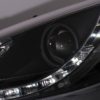 LED DRL Frontlykter egnet for Peugeot 207 (05.2006-06.2012) Sort |