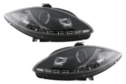 Alternative view of LED DRL Frontlykter egnet for Seat Leon Altea Toledo (06.2005-2009) Svart