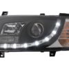 LED DRL Frontlykter som passer til VW Transporter T4 (1990-2003) Sort | LED DRL Frontlykter som passer til VW Transporter T4 (1990-2003) Sort |