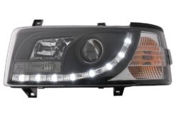 Alternative view of LED DRL Frontlykter som passer til VW Transporter T4 (1990-2003) Sort