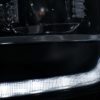 LED DRL RØRLYS Hovedlys egnet for VW Transporter T6 (2015-2020) Svart dynamisk sekvensielt blinklys |